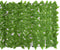 vidaXL - Balkonscherm - met - groene - bladeren - 600x100 - cm
