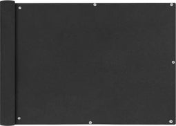 vidaXL - Balkonscherm - Oxford - textiel - 75x400 - cm - antraciet