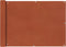 vidaXL - Balkonscherm - Oxford - textiel - 75x400 - cm - terracotta