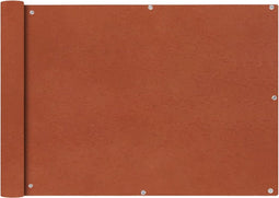 vidaXL - Balkonscherm - Oxford - textiel - 75x600 - cm - terracotta