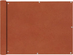 vidaXL - Balkonscherm - Oxford - textiel - 90x600 - cm - terracotta