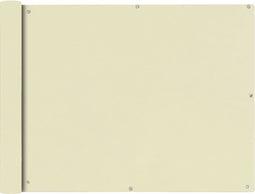 vidaXL - Balkonscherm - oxfordtextiel - 90x600 - cm - crème