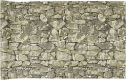 vidaXL - Balkonscherm - steenpatroon - 500x75 - cm - PVC