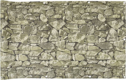 vidaXL - Balkonscherm - steenpatroon - 600x90 - cm - PVC