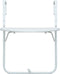 vidaXL - Balkontafel - hangend - 60x64x83,5 - cm - rattan-look - kunststof - bruin