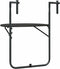 vidaXL - Balkontafel - hangend - 60x64x83,5 - cm - rattan-look - kunststof - bruin