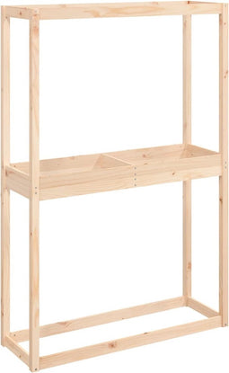 vidaXL - Bandenrek - 120x40x180 - cm - massief - grenenhout