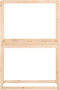 vidaXL - Bandenrek - 120x40x180 - cm - massief - grenenhout