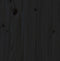 vidaXL - Bandenrek - 120x40x180 - cm - massief - grenenhout - zwart
