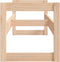 vidaXL - Bandenrek - 120x40x40 - cm - massief - grenenhout