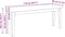 vidaXL - Bank - 110 - cm - massief - hout - wit - rubber