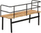 vidaXL - Bank - 120x40x70 - cm - massief - mangohout