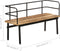 vidaXL - Bank - 120x40x70 - cm - massief - mangohout