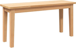 vidaXL - Bank - 90 - cm - massief - hout - rubber