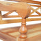 vidaXL - Bank - Batavia - 123 - cm - massief - mahoniehout - lichtbruin