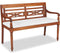 vidaXL - Bank - Batavia - met - kussens - 120 - cm - teakhout