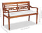 vidaXL - Bank - Batavia - met - kussens - 120 - cm - teakhout