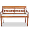 vidaXL - Bank - Batavia - met - kussens - 120 - cm - teakhout