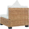 vidaXL - Bank - zonder - armleuning - met - kussens - natuurlijk - rattan