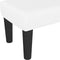 vidaXL - Bankje - 100x30x30 - cm - kunstleer - wit
