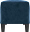 vidaXL - Bankje - 100x35x41 - cm - fluweel - blauw