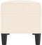 vidaXL - Bankje - 100x35x41 - cm - fluweel - crèmekleurig