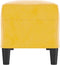 vidaXL - Bankje - 100x35x41 - cm - fluweel - geel