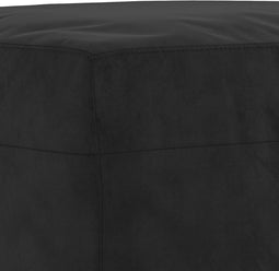 vidaXL - Bankje - 100x35x41 - cm - fluweel - zwart