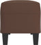vidaXL - Bankje - 100x35x41 - cm - kunstleer - bruin