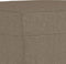 vidaXL - Bankje - 100x35x41 - cm - stof - taupe