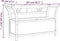 vidaXL - Bankje - 107x45x75,5 - cm - massief - vurenhout