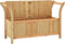 vidaXL - Bankje - 107x45x75,5 - cm - massief - vurenhout