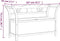 vidaXL - Bankje - 107x45x75,5 - cm - massief - vurenhout - wit