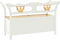 vidaXL - Bankje - 107x45x75,5 - cm - massief - vurenhout - wit