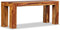 vidaXL - Bankje - 110x35x45 - cm - massief - sheeshamhout