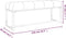 vidaXL - Bankje - 110x36x45 - cm - fluweel - beige