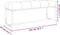 vidaXL - Bankje - 110x36x45 - cm - fluweel - grijs