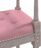 vidaXL - Bankje - 110x40x70 - cm - fluweel - roze