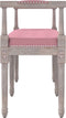 vidaXL - Bankje - 110x40x70 - cm - fluweel - roze