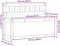 vidaXL - Bankje - 110x41x76,5 - cm - massief - grenenhout