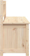 vidaXL - Bankje - 110x41x76,5 - cm - massief - grenenhout