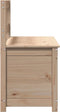 vidaXL - Bankje - 110x41x76,5 - cm - massief - grenenhout