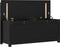 vidaXL - Bankje - 110x41x76,5 - cm - massief - grenenhout - zwart
