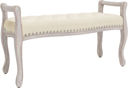 vidaXL - Bankje - 110x45x60 - cm - linnen