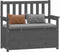 vidaXL - Bankje - 112,5x51,5x96,5 - cm - massief - grenenhout - grijs