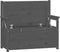 vidaXL - Bankje - 112,5x51,5x96,5 - cm - massief - grenenhout - grijs