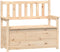 vidaXL - Bankje - 112,5x51,5x96,5 - cm - massief - grenenhout