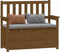 vidaXL - Bankje - 112,5x51,5x96,5 - cm - massief - grenenhout - honingbruin