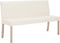 vidaXL - Bankje - 139,5 - cm - kunstleer - crème
