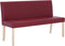vidaXL - Bankje - 139,5 - cm - kunstleer - wijnrood